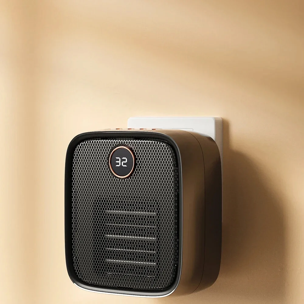 (image for) Instant Heating Bladeless Fan Desktop Wall-mounted Heater Bladeless Heater Household Desktop Small Household Heater